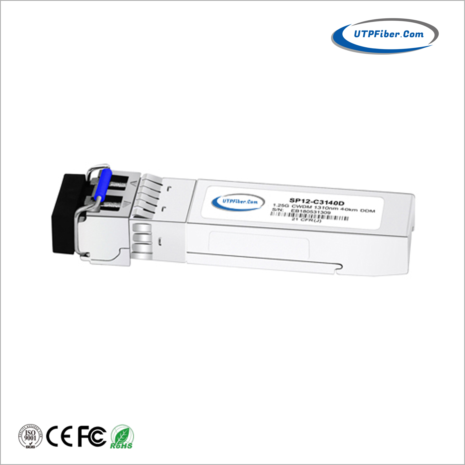 1.25G CWDM SFP 40km DDM Transceiver