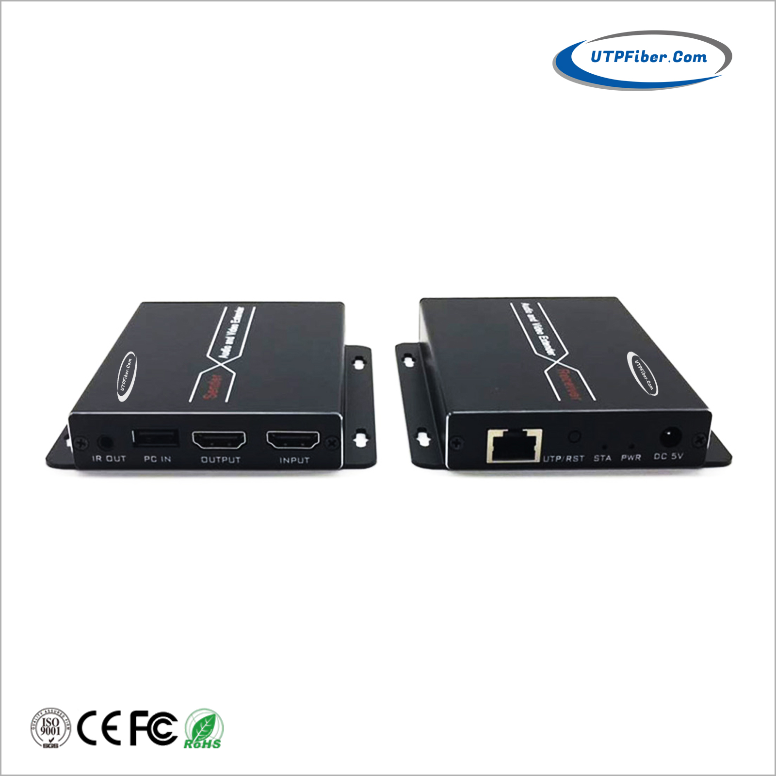 4K@30HZ HDMI KVM over CAT6/7 Extender with Loop-out - 394 ft (120m)